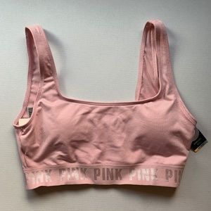 NWT PINK ULTIMATE Victoria's Secret Sports Bra in Baby Pink- Size S